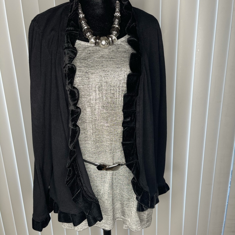 INC Woman Elegant Ruffle Blazer